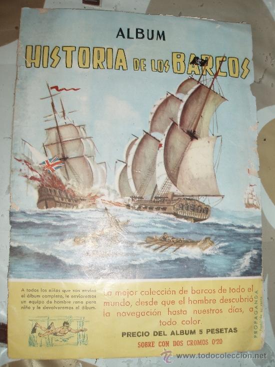 Collectionnisme Albums: ALBUM HISTORIA DE LOS BARCOS,COSTA,INCOMPLETO