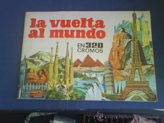 Colecionismo Cadernetas: LA VUELTA AL MUNDO EN 320 CROMOS   1971   ED. BRUGUERA