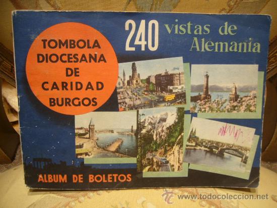 Coleccionismo &Aacute;lbumes: &rdquo;240 VISTAS DE ALEMANIA&rdquo;. ALBUM DE CROMOS DE LA TOMBOLA DIOCESANA DE CARIDAD DE BURGOS.