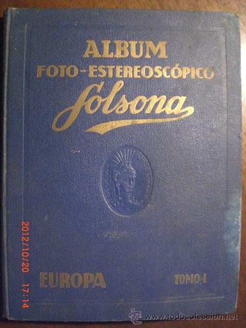 Collectionnisme Albums: ALBUM FOTO-ESTEREOSCOPICO -EUROPA 1- CHOCOLATES SOLSONA