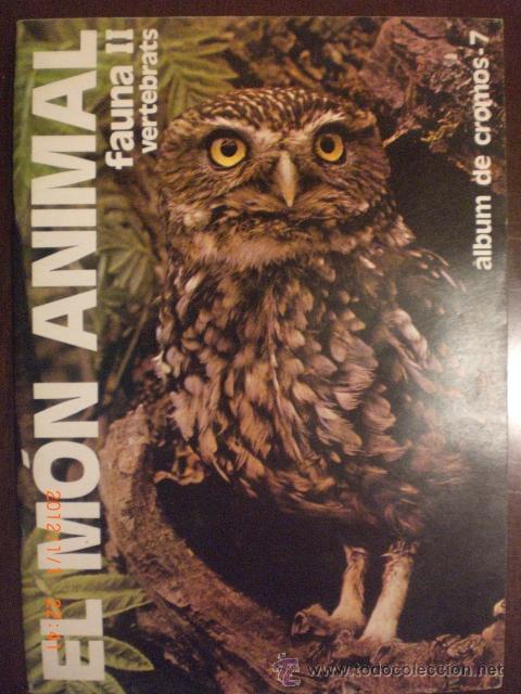 Collectionnisme Albums: EL MON ANIMAL FAUNA II VERTEBRTATS - VACIO PLANCHA