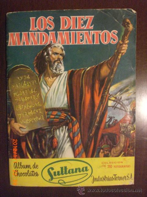 Collectable Incomplete Albums: LOS DIEZ MANDAMIENTOS CHOCOLATES SULTANA