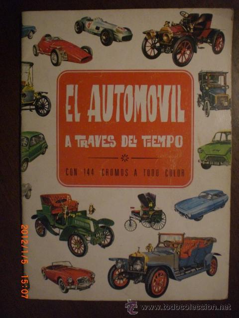 Coleccionismo &Aacute;lbumes: EL AUTOMOVIL A TRAVES DEL TIEMPO - VACIO