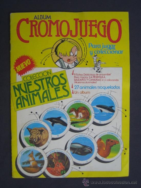 Collezionismo Album: Colecci&oacute;n nuestros animales - Editado por cromojuego en 1982 - Vacio