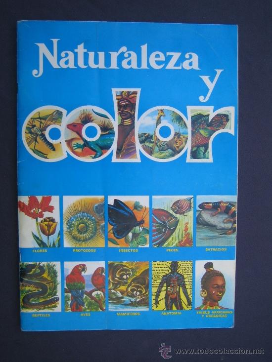 Colecionismo Cadernetas: Naturaleza y color - Album editado por Caren	en 1980 - Vacio