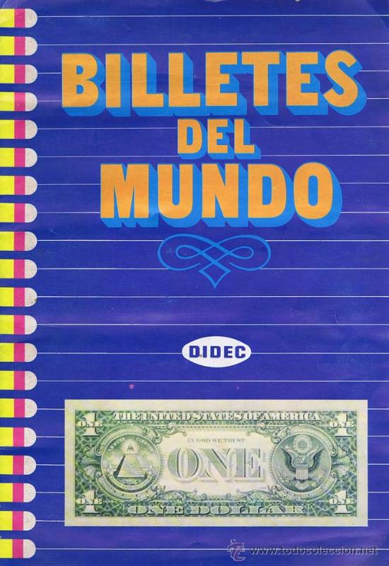 Coleccionismo &Aacute;lbumes: BILLETES DEL MUNDO - Album Difusora de Cultura - Incompleto. Valencia: Difusora de Cultura, S.A, 198