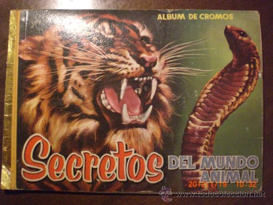 Collezionismo Album: SECRETOS DEL MUNDO ANIMAL - TAPA DURA