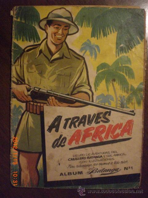 Collezionismo Album: A TRAVES DE AFRICA CHOCOLATES BATANGA