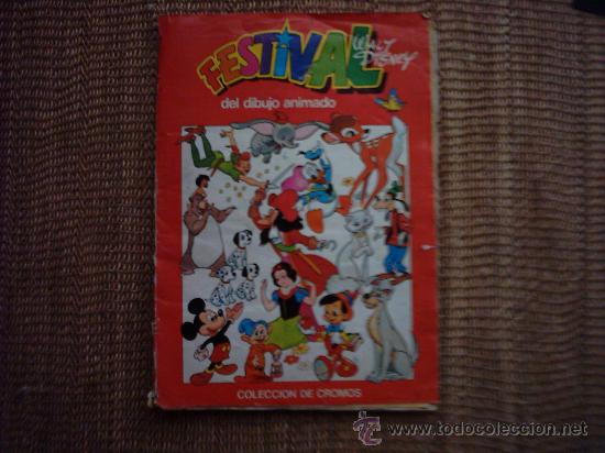 Coleccionismo &Aacute;lbumes: FESTIVAL WALT DISNEY DEL DIBUJO ANIMADO. 1981. 175 CROMOS.