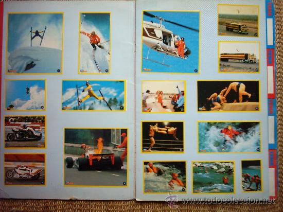 Colecionismo Cadernetas: ALBUM DE CROMOS AMANTES DEL RIESGO. LAS MEJORES FOTOS DEL MUNDO. FALTA 1 CROMO DE 133.