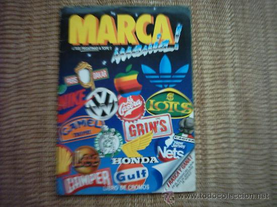 Colecionismo Cadernetas: ALBUM DE CROMOS MARCA. 165 CROMOS.