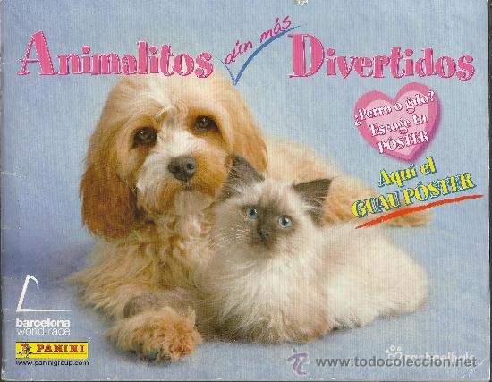 Coleccionismo &Aacute;lbumes: album animalitos aun mas divertidos con 55 cromos panini