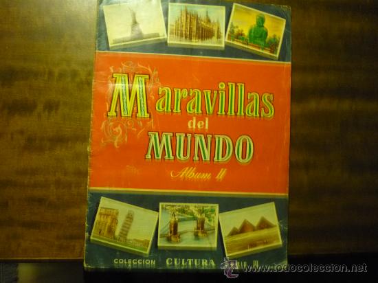 Collectionnisme Albums: ALBUM CROMOS MARAVILLAS DEL MUNDO .-2 -COLECC. CULTURA--FALTAN 20 CROMOS