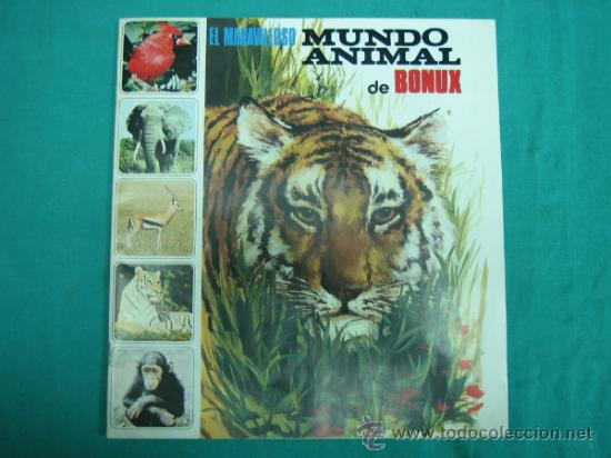 Colecionismo Cadernetas: Albun de cromos. El maravilloso mundo animal de Boux 1973. Incompleto