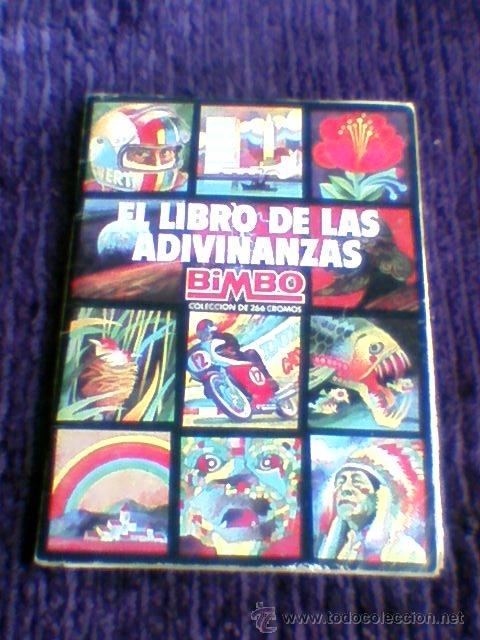Collectable Incomplete Albums: Album antiguo pastelitos Bimbo El libro adivinanzas