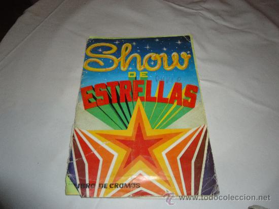 Coleccionismo &Aacute;lbumes: ALBUM DE CROMOS EL SHOW DE LAS ESTRELLAS