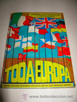 Collectable Incomplete Albums: &Aacute;lbum TODA EUROPA, colecci&oacute;n editada por Difusora de Cultura, S.A. faltan 17 cromos.