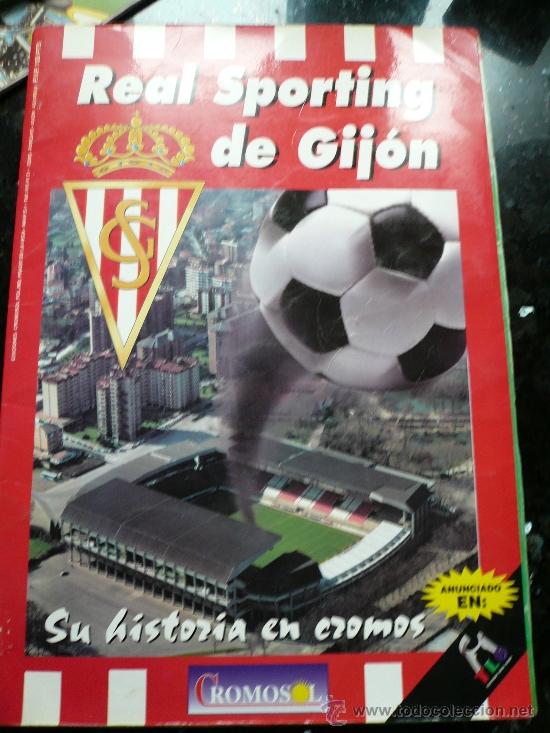 Collectable Incomplete Albums: ALBUM REAL SPORTING DE GIJON CROMOSOL