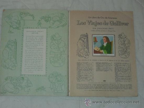 Coleccionismo &aacute;lbumes: LOS VIAJES DE GULLIVER EL LIBRO DE ORO DE LAS ESTAMPAS - Foto 3