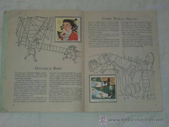 Coleccionismo &aacute;lbumes: LOS VIAJES DE GULLIVER EL LIBRO DE ORO DE LAS ESTAMPAS - Foto 6