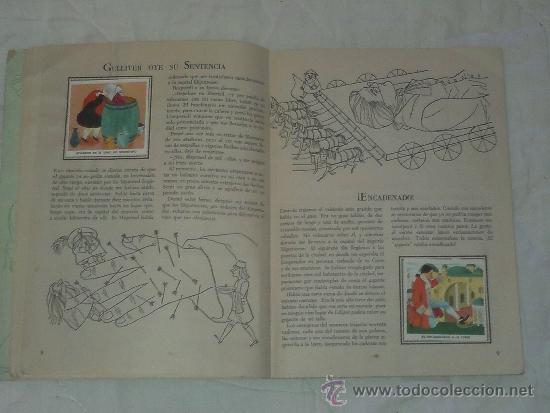 Coleccionismo &aacute;lbumes: LOS VIAJES DE GULLIVER EL LIBRO DE ORO DE LAS ESTAMPAS - Foto 7