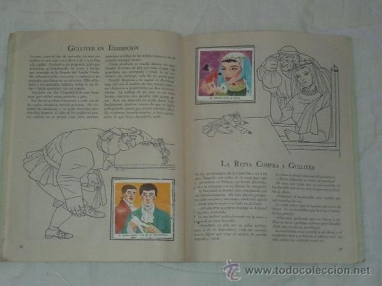 Coleccionismo &aacute;lbumes: LOS VIAJES DE GULLIVER EL LIBRO DE ORO DE LAS ESTAMPAS - Foto 12