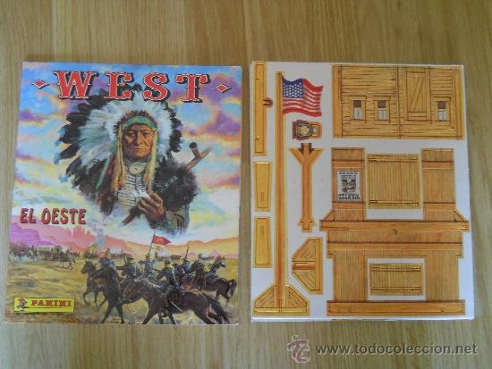Collectable Incomplete Albums: ALBUM DE PANINI WEST - EL OESTE + FORTIN   A&Ntilde;OS 90