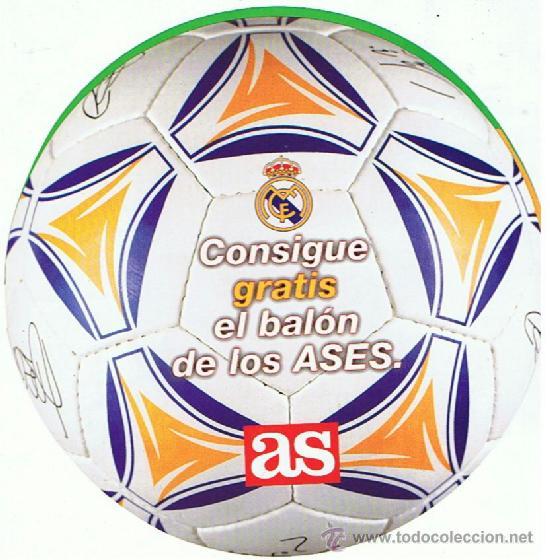 Collezionismo Album: CARTILLA DE AS BALON REAL MADRID (VACIA)