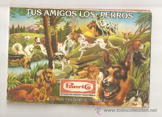 Collectionnisme Albums: antiguo album cromos panrico tus amigos los perros 50 cromos / album de 69 cromos