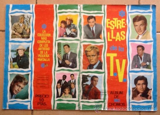 Collectable Incomplete Albums: ESTRELLAS DE LA T.V. &Aacute;LBUM CON 48 cromos