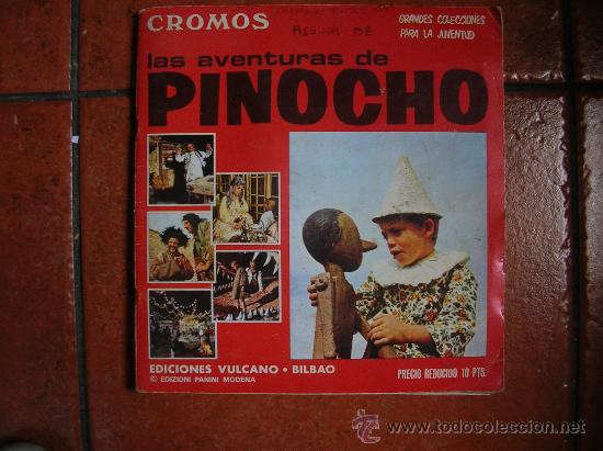 Coleccionismo &Aacute;lbumes: LAS AVENTURAS DE PINOCHO: LE FALTAN 38 CROMOS DE UN TOTAL DE 360