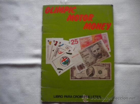 Collectable Incomplete Albums: Album de cromos incompleto Olimpic Motor Money