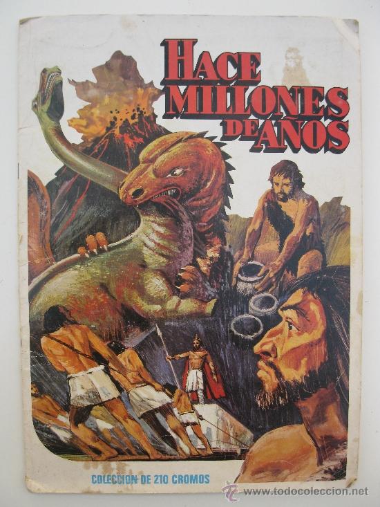 Coleccionismo &Aacute;lbumes: &Aacute;LBUM DE CROMOS - HACE MILLONES DE A&Ntilde;OS - EDITORIAL RUIZ ROMERO - A&Ntilde;O 1983.