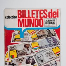 Coleccionismo Álbumes: ÁLBUM COLECCION BILLETES DEL MUNDO 