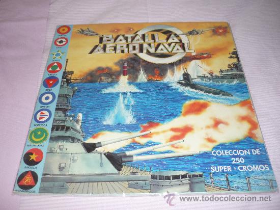 Collezionismo Album: Album batalla aeronaval, ediciones milano de murcia, a&ntilde;os 70 PLANCHA SIN COROMOS