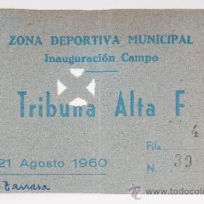 Coleccionismo Álbumes: ZONA DEPORTIVA MUNICIPAL INAGURACION CAMPO 21 DE AGOSTO 1960 TARRASSA