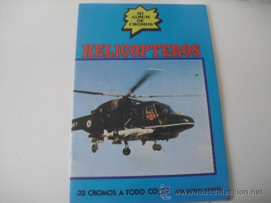 Coleccionismo &Aacute;lbumes: Helicopteros . Album de cromos incompleto,con poster central.1979 Editorial Nueva Situaci&oacute;n.