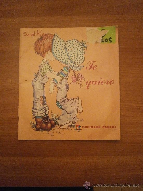 Coleccionismo &Aacute;lbumes: ALBUM  INCOMPLETO -TEQUIERO -FIGURINE -PANINI- LE  FALTAN  4CROMOS