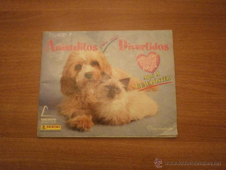 Coleccionismo &Aacute;lbumes: ALBUM ANIMALITOS DIVERTIDOS - CONTIENE 6 CROMOS -- PANINI