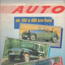 Coleccionismo Álbumes: AUTO DE 100 A 400 KM/HORA. PANINI. ALBUM INCOMPLETO -B4. Lote 39636685