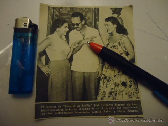 Collectable Incomplete Albums: prensa original de la epoca JUANITA TREINA, recorte de prensa,