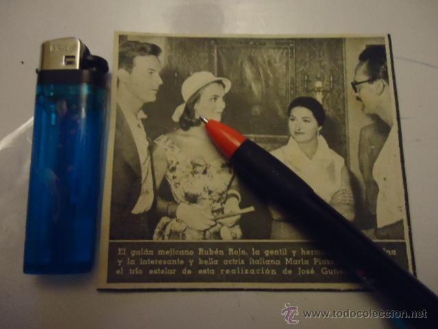 Collectable Incomplete Albums: prensa original de la epoca JUANITA TREINA, recorte de prensa,