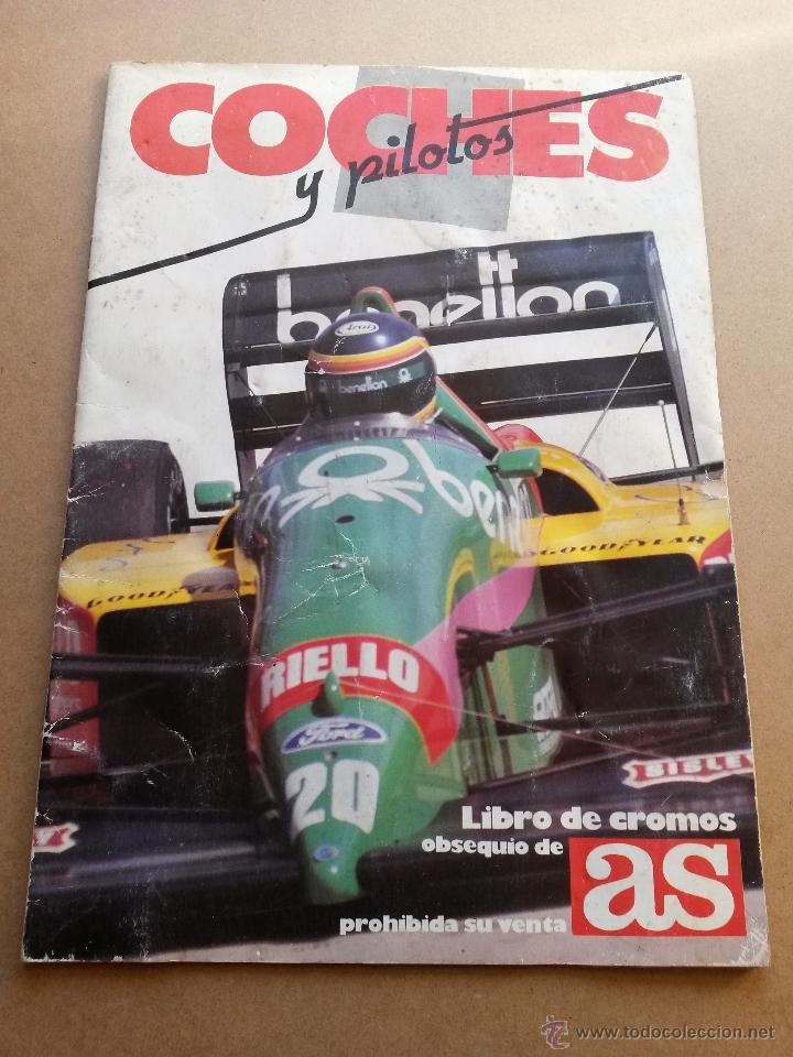 Collectionnisme Albums: Album coches motos y pilotos de 1987 con 22 cromos