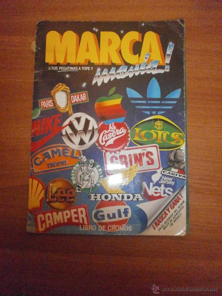 Colecionismo Cadernetas: ALBUM- MARCA MANIA T---US PEGATINAS A TOPE --