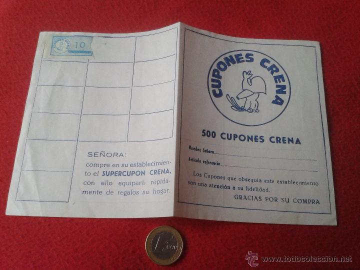 Coleccionismo &Aacute;lbumes: RARO ALBUM CUPONES CRENA SUPERCUPON A&Ntilde;OS 70 80 REGALOS PARA EL HOGAR PROMOCION OFERTA DIFICIL ESCASO