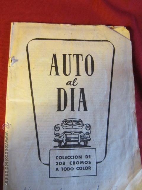 Coleccionismo &aacute;lbumes: AUTO AL DIA - Foto 1