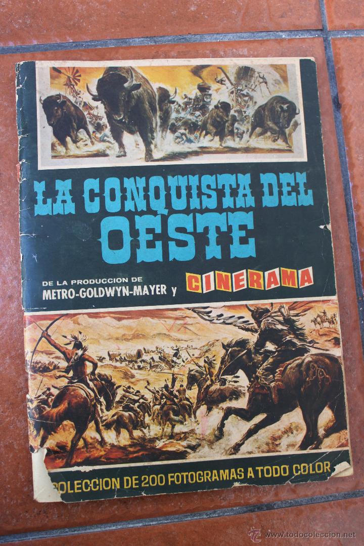 Coleccionismo &Aacute;lbumes: LA CONQUISTA DEL OESTE, EDIOTRIAL BRUGERA A&Ntilde;O 1963