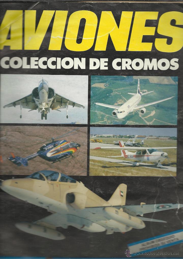 Collectionnisme Albums: ALBUM CROMOS CON 19 CROMOS  AVIONES   CUSCO ARTES GRAFICAS