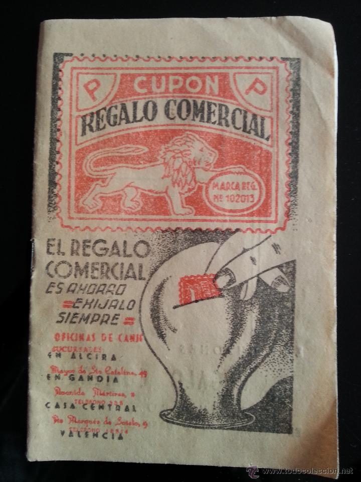 Collezionismo Album: CATALOGO O CARTILLA CUPON REGALO COMERCIAL MARCA REG. VALENCIA A&Ntilde;OS 50