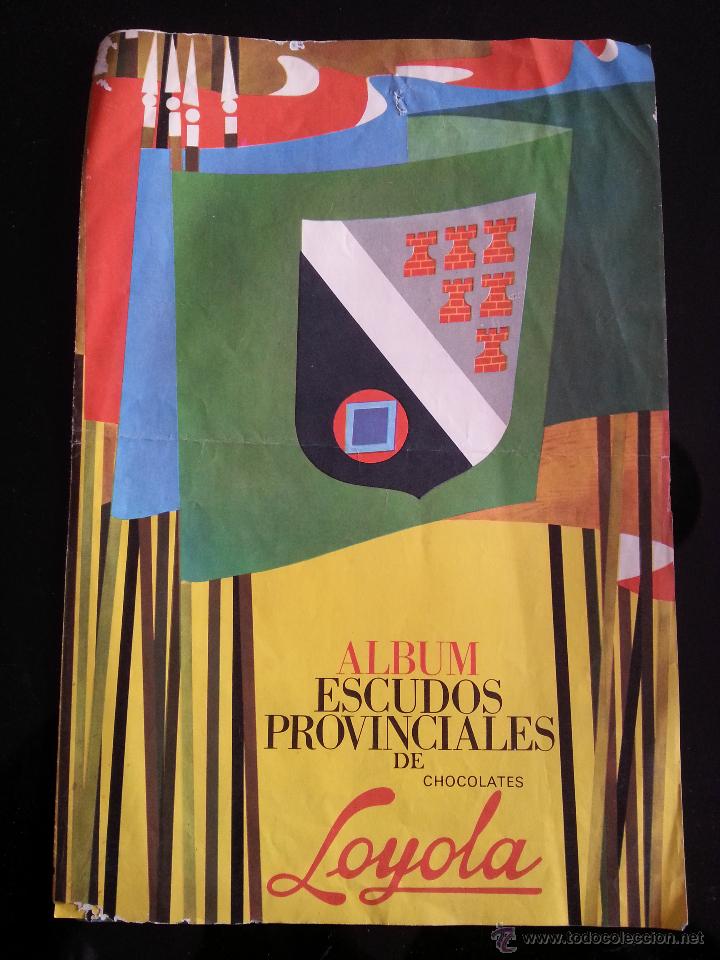 Colecionismo Cadernetas: ALBUM PREMIO DE ESCUDOS PROVINCIALES DE CHOCOLATES LOYOLA A&Ntilde;OS 60 VACIO